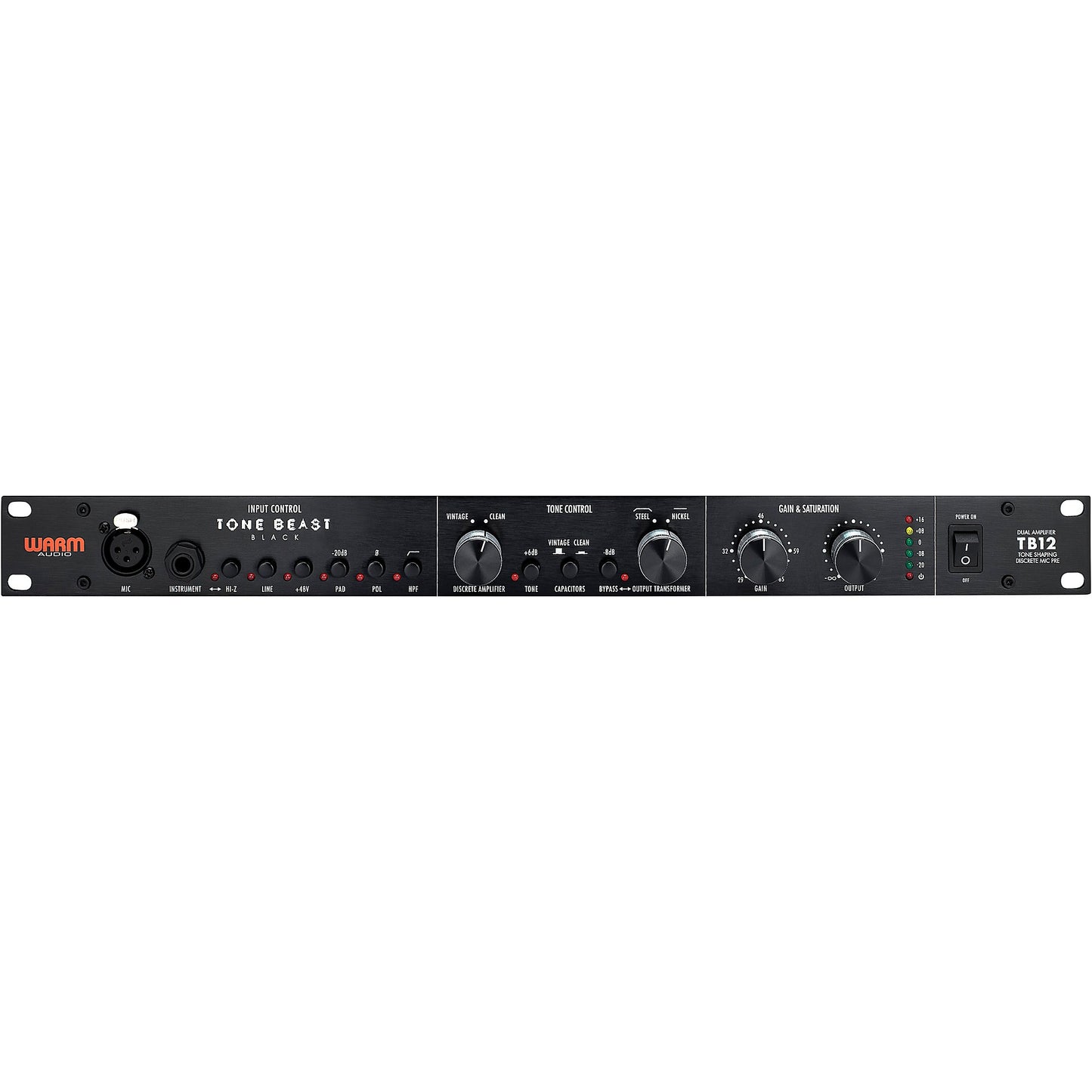 Warm Audio TB12 Tone Beast Microphone Preamp (Black)