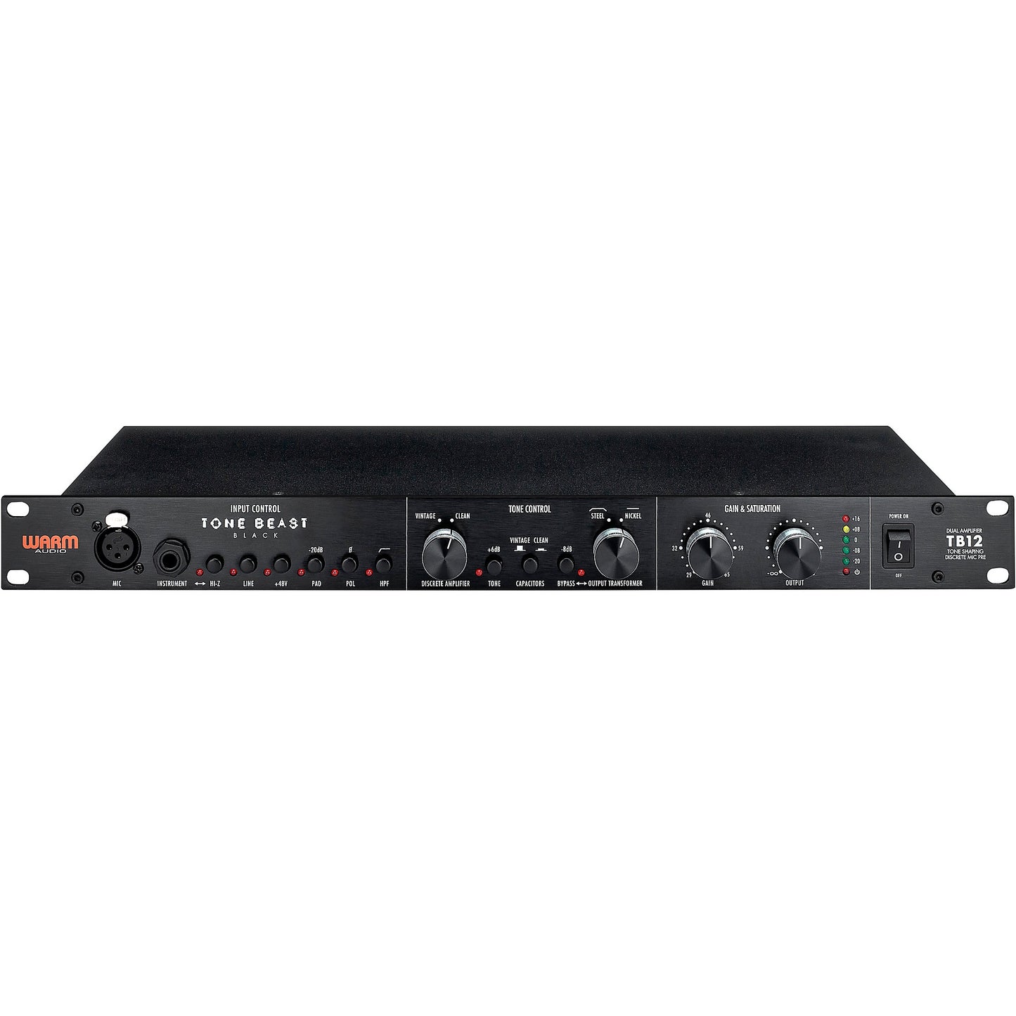 Warm Audio TB12 Tone Beast Microphone Preamp (Black)