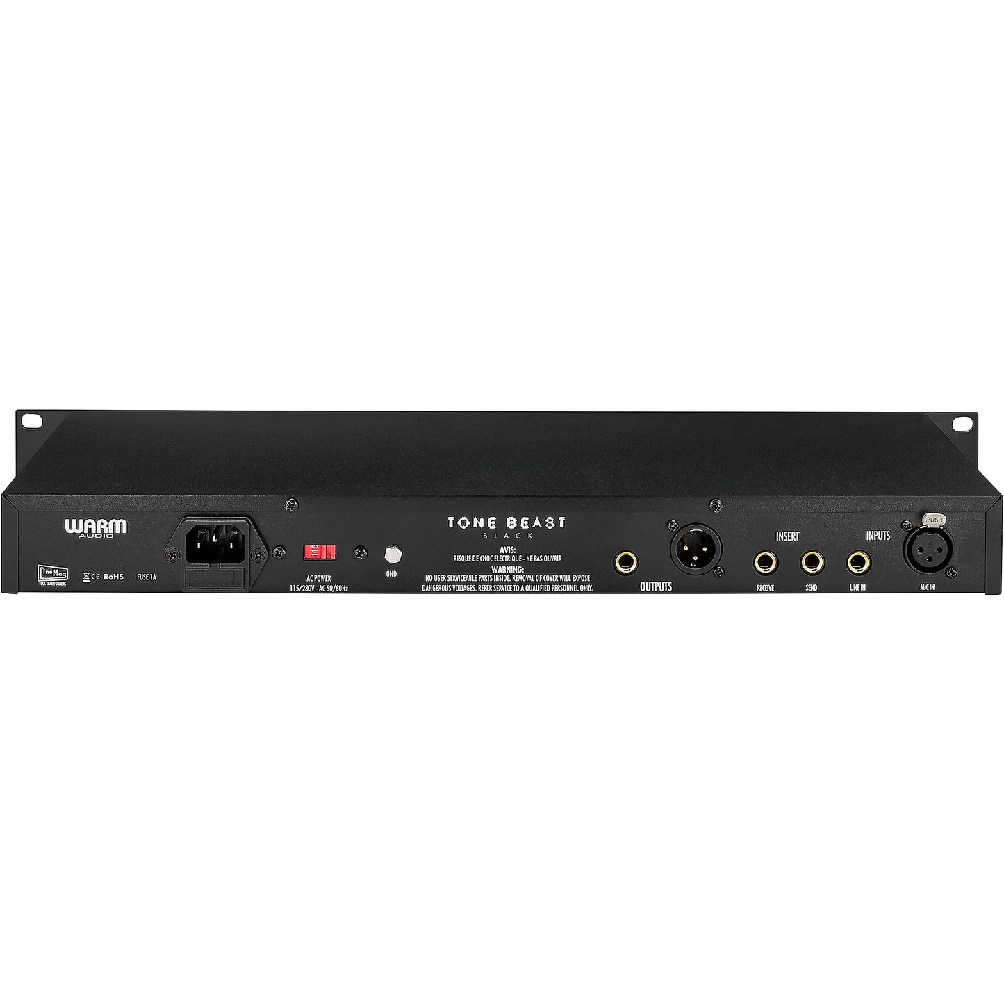 Warm Audio TB12 Tone Beast Microphone Preamp (Black)
