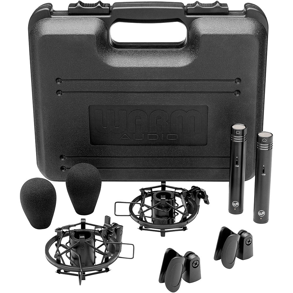 Warm Audio WA-84 Condenser Microphone Stereo Pair (Black)