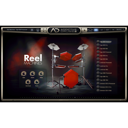XLN Audio Addictive Drums Reel Machines ADPAK for AD2