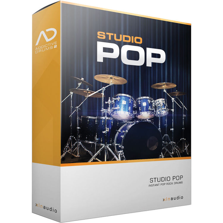 XLN Audio Addictive Drums Studio Pop ADPAK for AD2