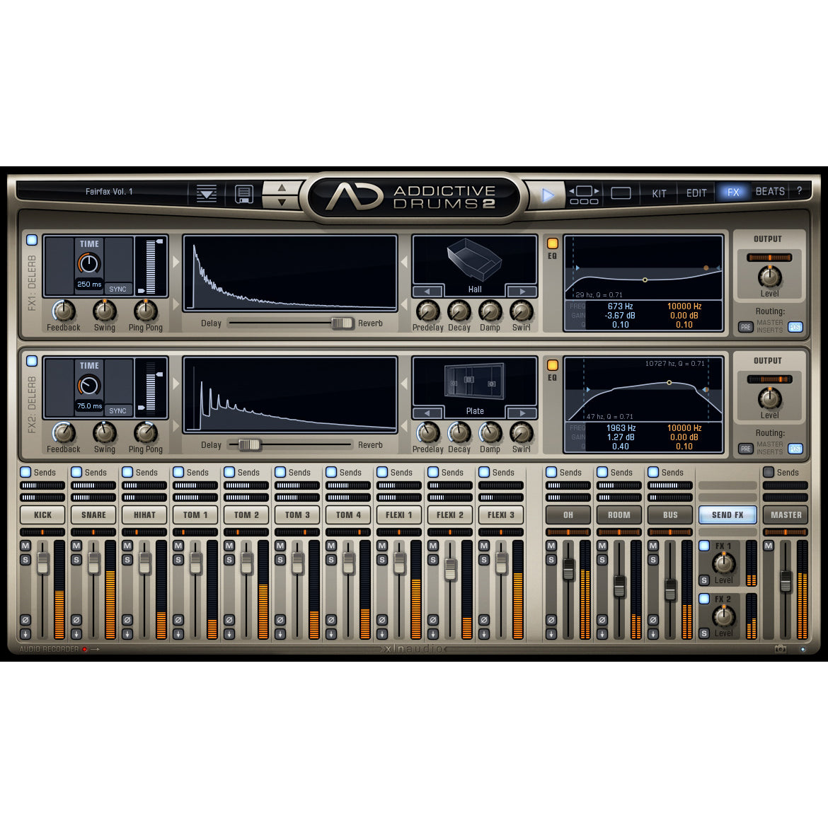XLN Audio Addictive Drums 2 Custom XL