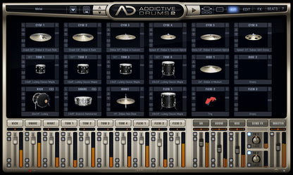 XLN Audio Addictive Drums 2 Rock & Metal Edition