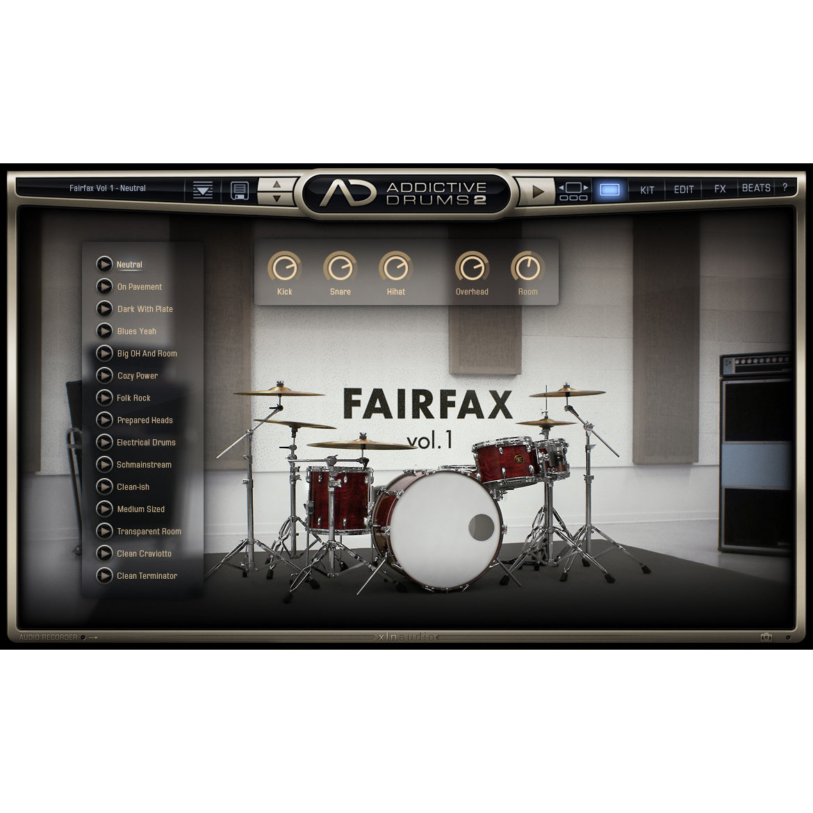 XLN Audio Addictive Drums 2 Rock & Metal Edition