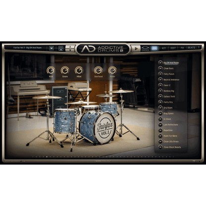 XLN Audio Addictive Drums Fairfax Vol. 2 ADPAK for AD2
