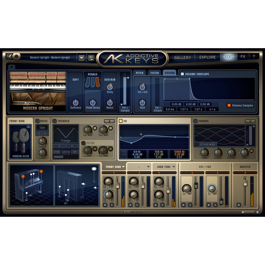 XLN Audio Addictive Keys Modern Upright