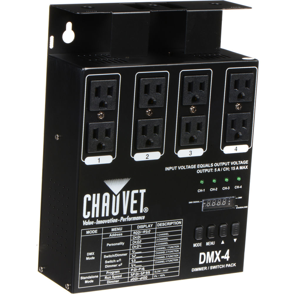 Chauvet DJ DMX 4-Channel Dimmer Pack - DMX4