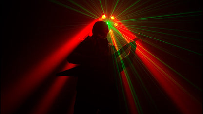 Chauvet Helicopter Q6 Multi-Effects Light with Laser & Strobe (RGBW) - HELICOPTERQ6