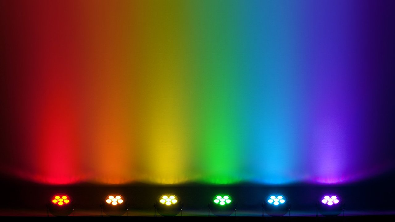 Chauvet SlimPAR H6 USB LED Lighting Fixture (RGBAW+UV) - SLIMPARH6USB (Wireless DMX)