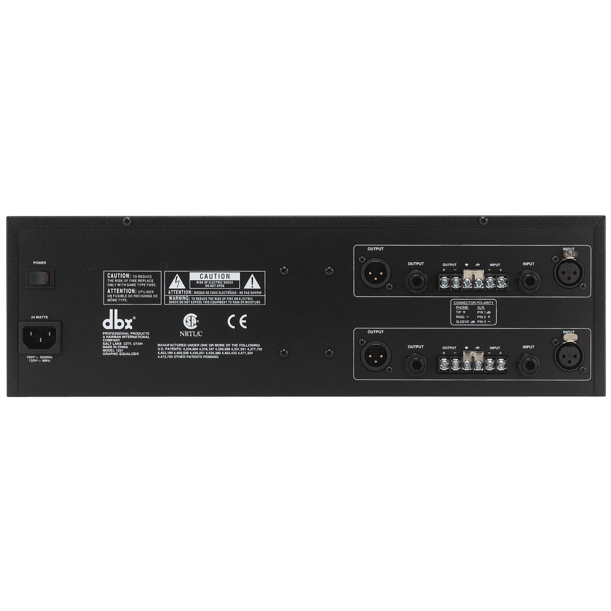 dbx 1231 Dual-Channel 31-Band Graphic Equalizer