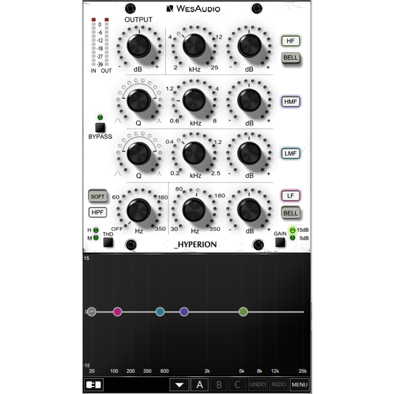 WesAudio HYPERION Parametric Equalizer (500 Series)