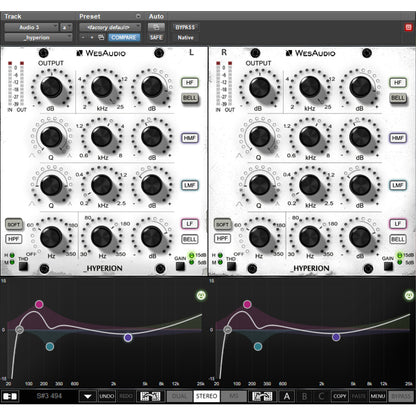 WesAudio HYPERION Parametric Equalizer (500 Series)
