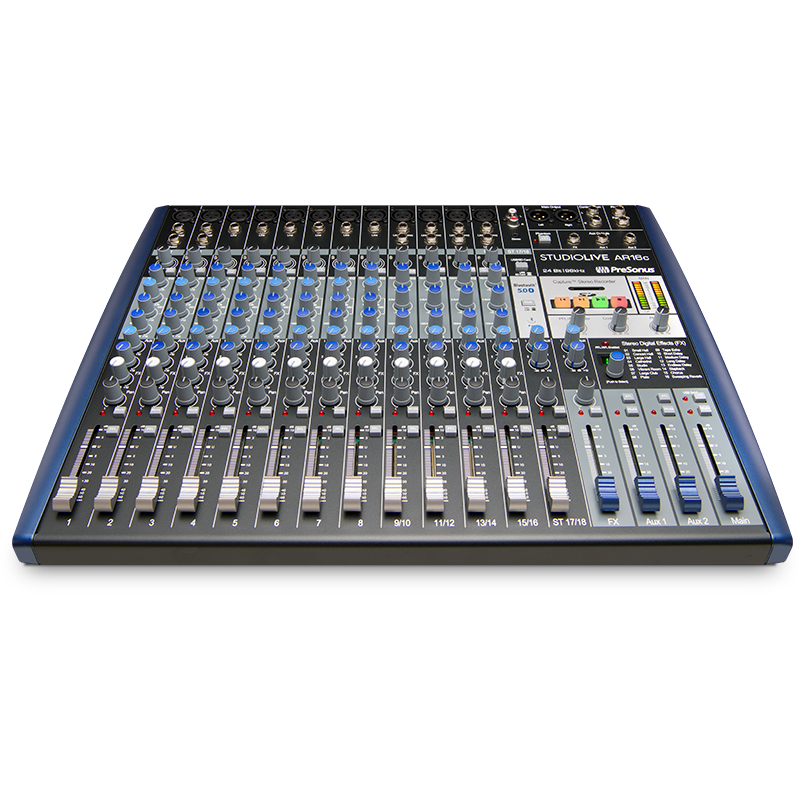 PreSonus StudioLive AR16c USB-C Mixing Console (Analog Digital Bluetooth)