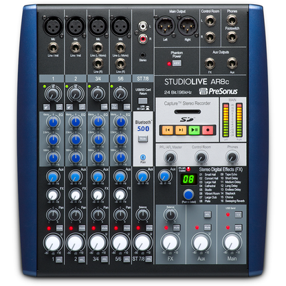 PreSonus StudioLive AR12C USB-C Mixing Console (Analog Digital Bluetooth)