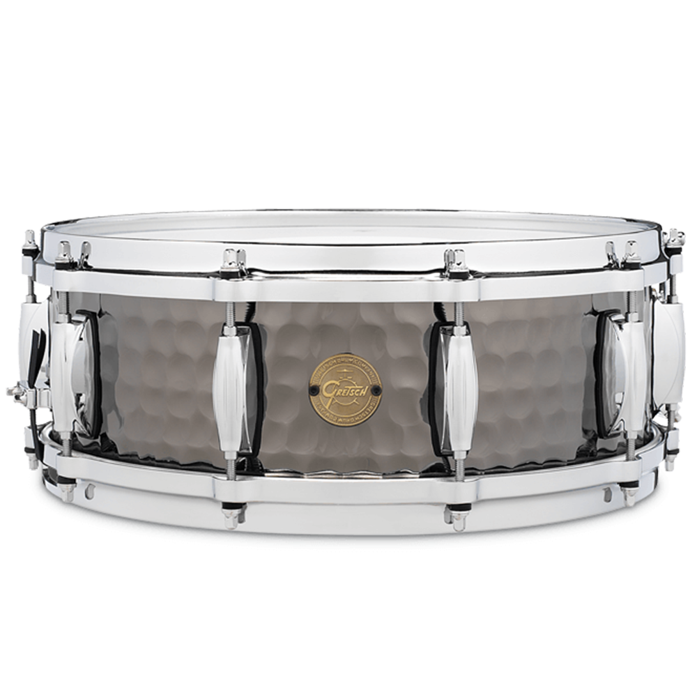 Gretsch Drums Snare - Hammered Black Steel (5" x 14")