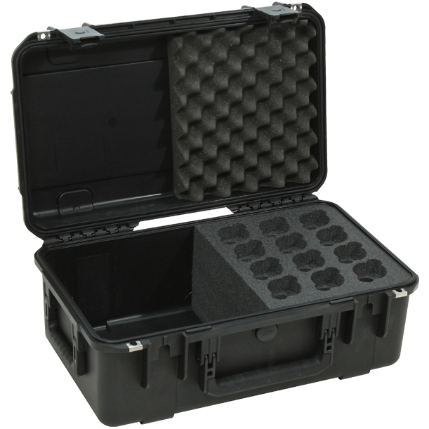 SKB 3i-2011-MC12 iSeries Microphone Case (12 Microphones) - Waterproof Injection Molded