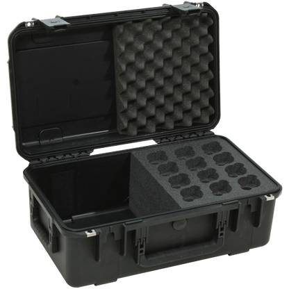 SKB 3i-2011-MC12 iSeries Microphone Case (12 Microphones) - Waterproof Injection Molded