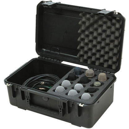 SKB 3i-2011-MC12 iSeries Microphone Case (12 Microphones) - Waterproof Injection Molded
