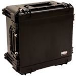 SKB iSeries Utility Case (Cubed Foam) - 3i-2424-14BC (Retractable Handle & Wheels) - Waterproof Injection Molded