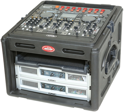 SKB Mixer Console Rack Case (16U) - Computer Audio Visual Controller Case- 1SKB-R106 (10U Top)