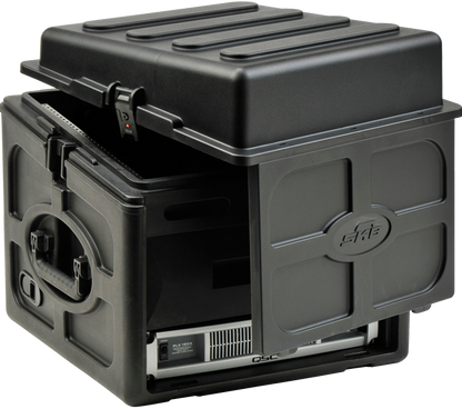 SKB Mixer Console Rack Case (16U) - Computer Audio Visual Controller Case- 1SKB-R106 (10U Top)