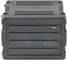 SKB Rack Case (8U) - 1SKB-R8W (Retractable Handle & Wheels) - Roto Molded
