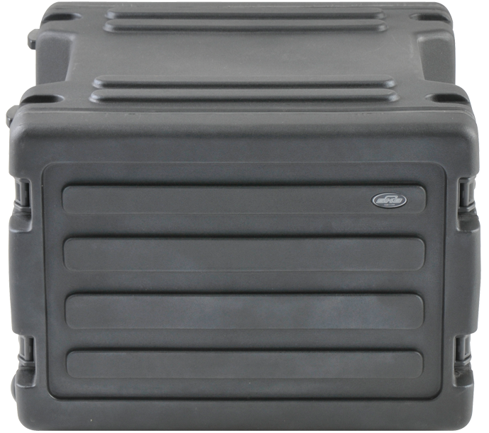 SKB Rack Case (8U) - 1SKB-R8W (Retractable Handle & Wheels) - Roto Molded