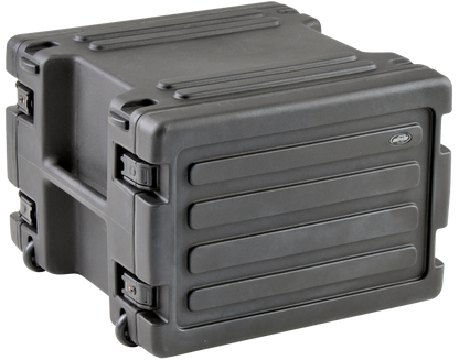 SKB Rack Case (8U) - 1SKB-R8W (Retractable Handle & Wheels) - Roto Molded