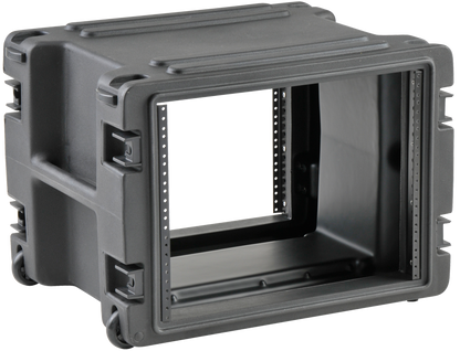 SKB Rack Case (8U) - 1SKB-R8W (Retractable Handle & Wheels) - Roto Molded