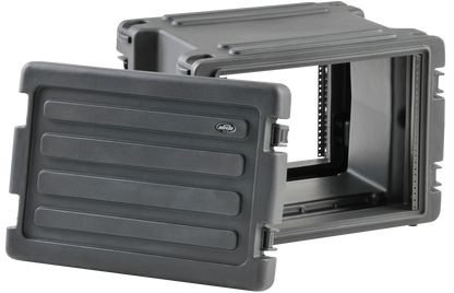 SKB Rack Case (8U) - 1SKB-R8W (Retractable Handle & Wheels) - Roto Molded